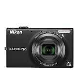Nikon COOLPIX S6100 16 MP Digital Camera with 7x NIKKOR Wide-Angle Optical Zoom Lens and 3-Inch Touch-Panel LCD (Black)