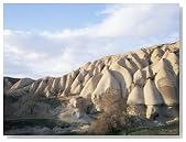 Undulating Cliffs of Soft Volcanic Ash, Uchisar, Cappadocia, Anatolia, Turkey, Eurasia Photographic Poster Print by Marco Simoni, 18x24
