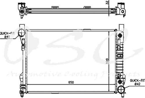 OSC Cooling Products 2756 New Radiator