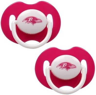 Baby Fanatic Pacifiers, Baltimore Ravens, 2 Count by BAC98
