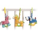 pinkaboo teether baby girl cot toy 6m+