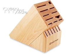Wusthof 17 Slot Beechwood Knife Block 7267-1