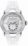 TechnoMarine Men's 608005 UF6 Diamond Bezel 3-Hand White Rubber Watch