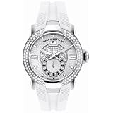 TechnoMarine Mens 608005 UF6 Diamond Bezel 3-Hand White Rubber Watch by TechnoMarine