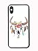 Skull with Feathers for iPhone Xs (2018) / iPhone X (2017) Case Cover by Atomic Market