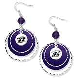 NFL Baltimore Ravens LogoArt Game Day Earrings