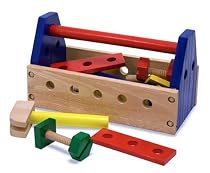 Melissa & Doug Wooden Take-Along 24-piece Tool Kit