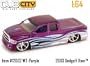 Jada Dub City Purple & Silver 2003 Dodge Ram 1:64 Scale Truck