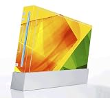 Colored Leaf Decorative Protector Skin Decal Sticker for Nintendo Wii Console