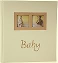 Baby Teddy Fotoalbum "Cherish" - Album der Qualitätsmarke HENZO - 30,5 x 28 cm - 60 Seiten - Babyfotoalbum zur Geburt oder Taufe -