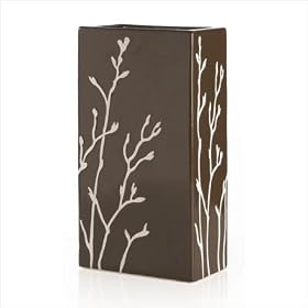 Sitcom Furniture Keiko Branch Medium Square Vase in Brown KEI986