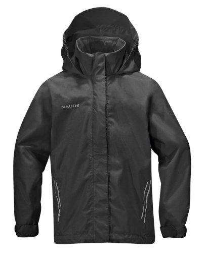 VAUDE Kinder Jacke Escape V, black, 116, 01197