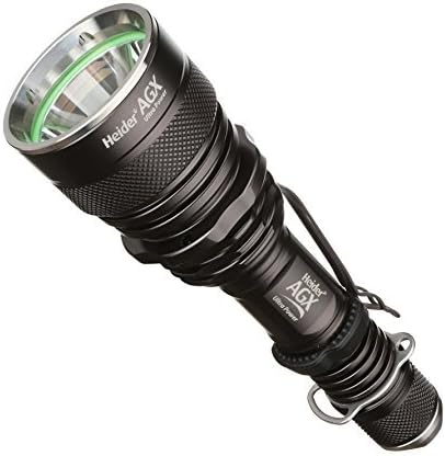 Heider AGX Flashlight Incredible Lightning Distance with 50 Feet Diving Capacity by Heider