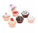 12 Pc Desert Cupcake Lipgloss Party Favor Assortment. 6 Styles Image #1