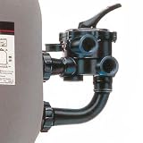 Hayward SP0714T Pro-Series Vari-Flo Top Mount Control Valve, Black