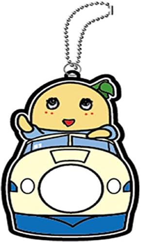 Funassyi Shinkansen collaboration Rubber Keychain S1 Tokaido Shinkansen 50th Anniversary merchandise Funa~tsu to Guzzu