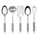 Cook N Home 5-Piece Stainless Kitchen Tool Set
