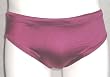 Berry Drawstring Bikini Brief with Seamless Front