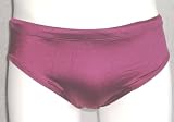 Berry Drawstring Bikini Brief with Seamless Front