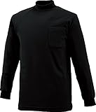 CUC 長袖ハイネックシャツ 黒 6Lサイズ 1213