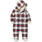 オールドネイビー OLD NAVY/ フードフリースワンピース レッドプラッド ロンパース長袖 12～18ヶ月【並行輸入】