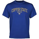 NCAA Coppin State Eagles Team Arch T-Shirt - Royal Blue