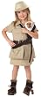 Girls Little Girl Zoo Keeper Costume - Toddler