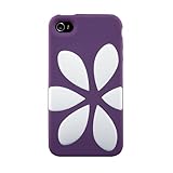 Agent18 FlowerVest for iPhone 4 - Purple/White (AT&T iPhone Only)