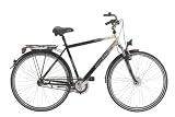 Texo Herren Trekking Fahrrad Tourensport, 3-Gang, Rücktrittbremsnabe, gefedert, mit Nabendynamo, tiefschwarz LF silk, Rahmehöhe: 55 cm, Reifengröße: 28 Zoll (71,1 cm)