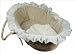 Hoohobbers Moses Basket (Ecru)+(Embroidered - Two Words)(Doll) Personalized Moses Basket in Ecru Customize: Yes, Personalization: Embroidered - Two Words, Size: Doll