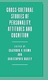 Cross-cultural studies of personality, attitudes and cognition