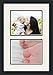 Art to Frames Double-Multimat-36-61/89-FRBW26079 Collage Photo Frame Double Mat with 2 - 8x10 Openings and Satin Black Frame