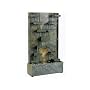 Kenroy Homes 50375SL Watercross Outdoor Floor Fountain, Natural Slate