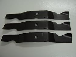 Set of 3, Made in USA Heavy Duty Blades to Replace Cub Cadet 742-04068, 742-04067 Blades, 50" Decks.
