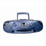 Buy +Portable CD Player with Dual Cassette and Radio 