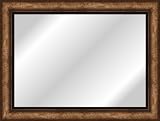 Review ArtToFrames  / 16x20 / 16 x 20 Mirror Frame Antique Gold Insert w/ Brown Lip .. 1.5'' wide