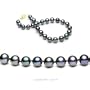 AugustinaJewelry Single Strand 7-7.5 Inches 6-7mm Black Freshwater Cultured Pearl Bracelet