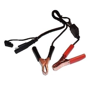 Battery-Tender-081-0069-4-Alligator-Clips-with-Black-2-Pin-Quick-Disconnect-Plug