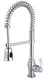 Santec Daphne Commercial Style Kitchen Faucet - 100MK75 SATIN NICKEL FINISH ....