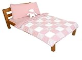 Tadpoles Classic Gingham Toddler 4-pc bed set with patchwork quilt