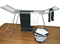 DELUXE FOLDING ELECTRIC CLOTHES DRYER (694) - DRY YOUR CLOTHES WHATEVER THE WEATHER.