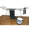 Deluxe folding electric clothes dryer