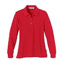 Ladies' Long Sleeve Pique Polo Shirt