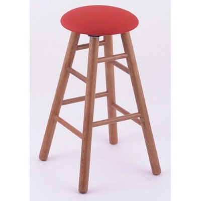 York 36" Extra Tall Bar Stool with Cushion Seat Wood Finish: Medium Oak, Seat Type: Upholstery - Tribute-Mocha, Leg Type: Smooth York 36" Extra Tall Bar Stool with Cushion Seat Wood Finish: Medium Oak, Seat Type: Upholstery - Tribute-Mocha, Leg Type: Smooth