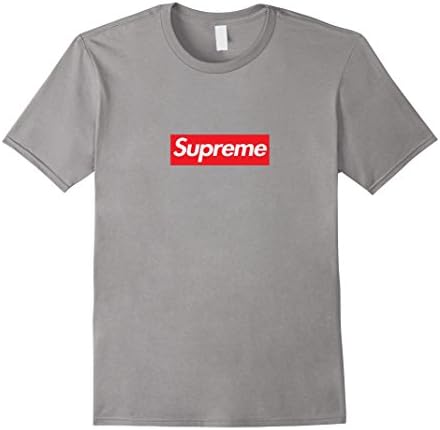 Men's Su-premes t-shirt / s-upreme box gaphic t-shirt  Large Slate