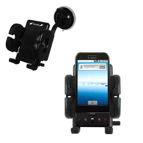 T-Mobile G1 Google Flexible Car Windshield Holder - Gomadic Brand