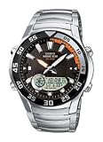 Men's Stainless Steel Marine Gear Outdoor Analog Digital Link Bracelet