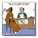 Death Applies for a Seminary Job - 10x10 Wall Clock