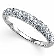 14K White Gold Ladies Diamond Anniversary Band