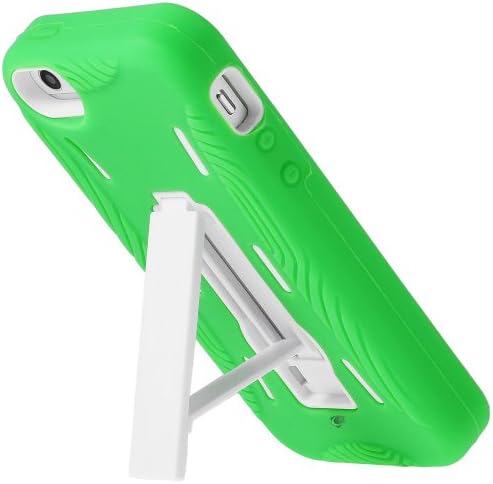 Chromo Inc® iPhone 5 Hybrid Kickstand Hard Gel Cover Case with Stand in Green